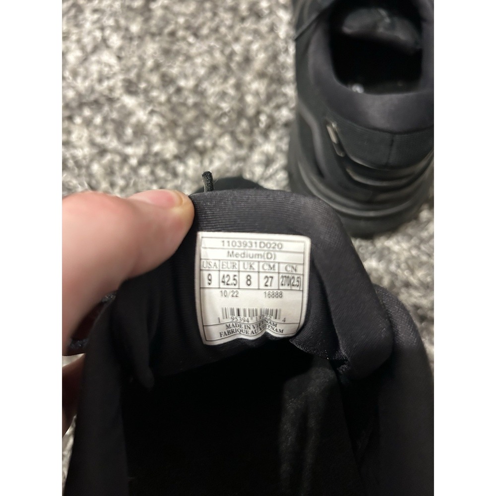 Brooks Ghost 12 Shoes Mens 9 All Black Training Active Comfort - Picture 7 of 7